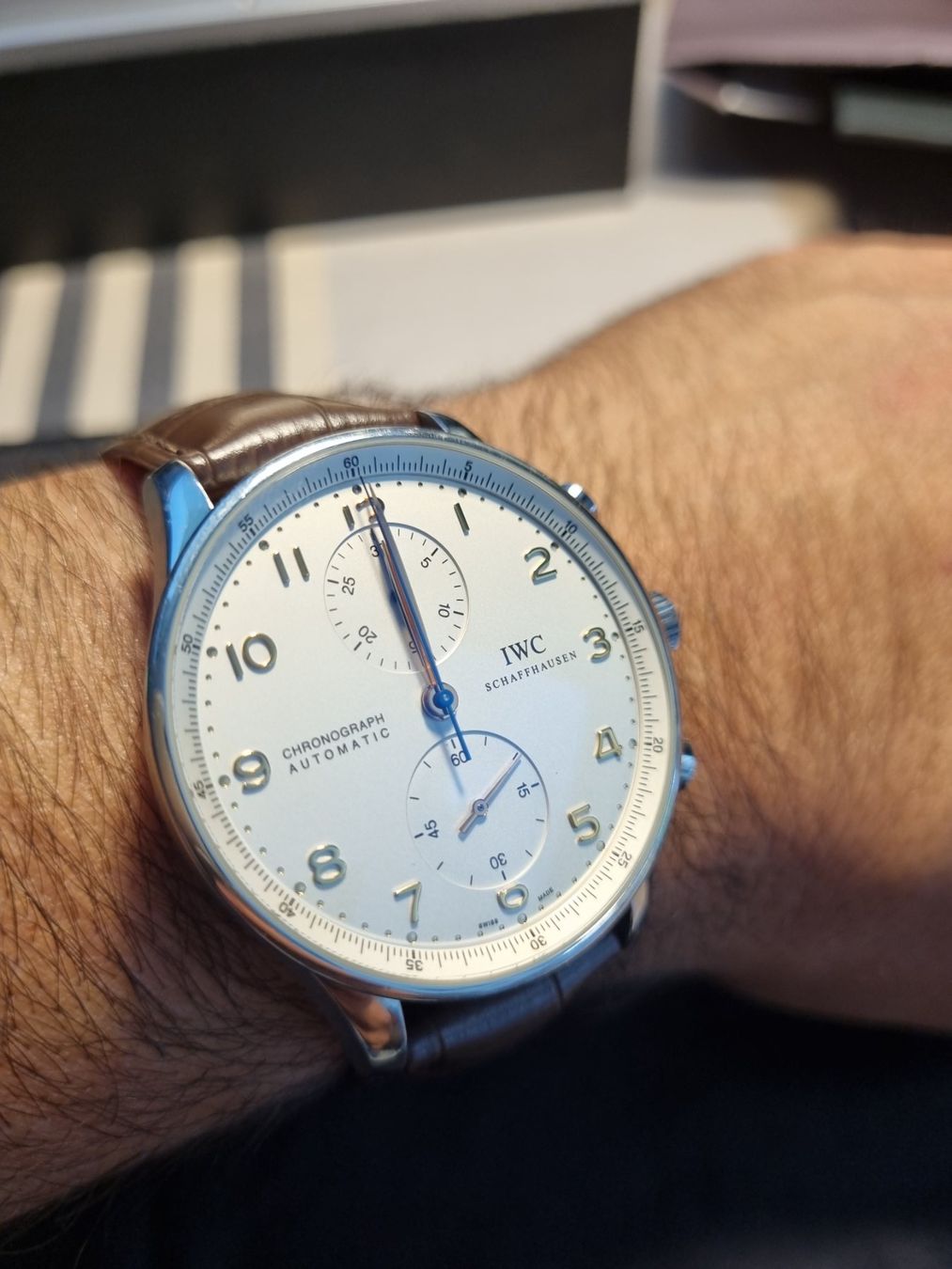 IWC Orologi: Magnifique IWC Portugaise Full set – Usato da CHAMBESY venduto da HDS_Geneve 1