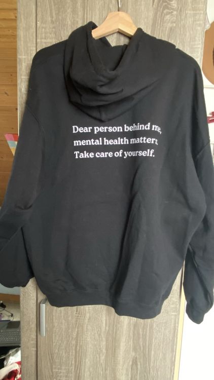 Pulls & Sweat-shirts: Schwarzer Hoodie mit Spruch - Mental Health Matters, XL – Neuf (Voir description) à Wila par anr_7hd7 1