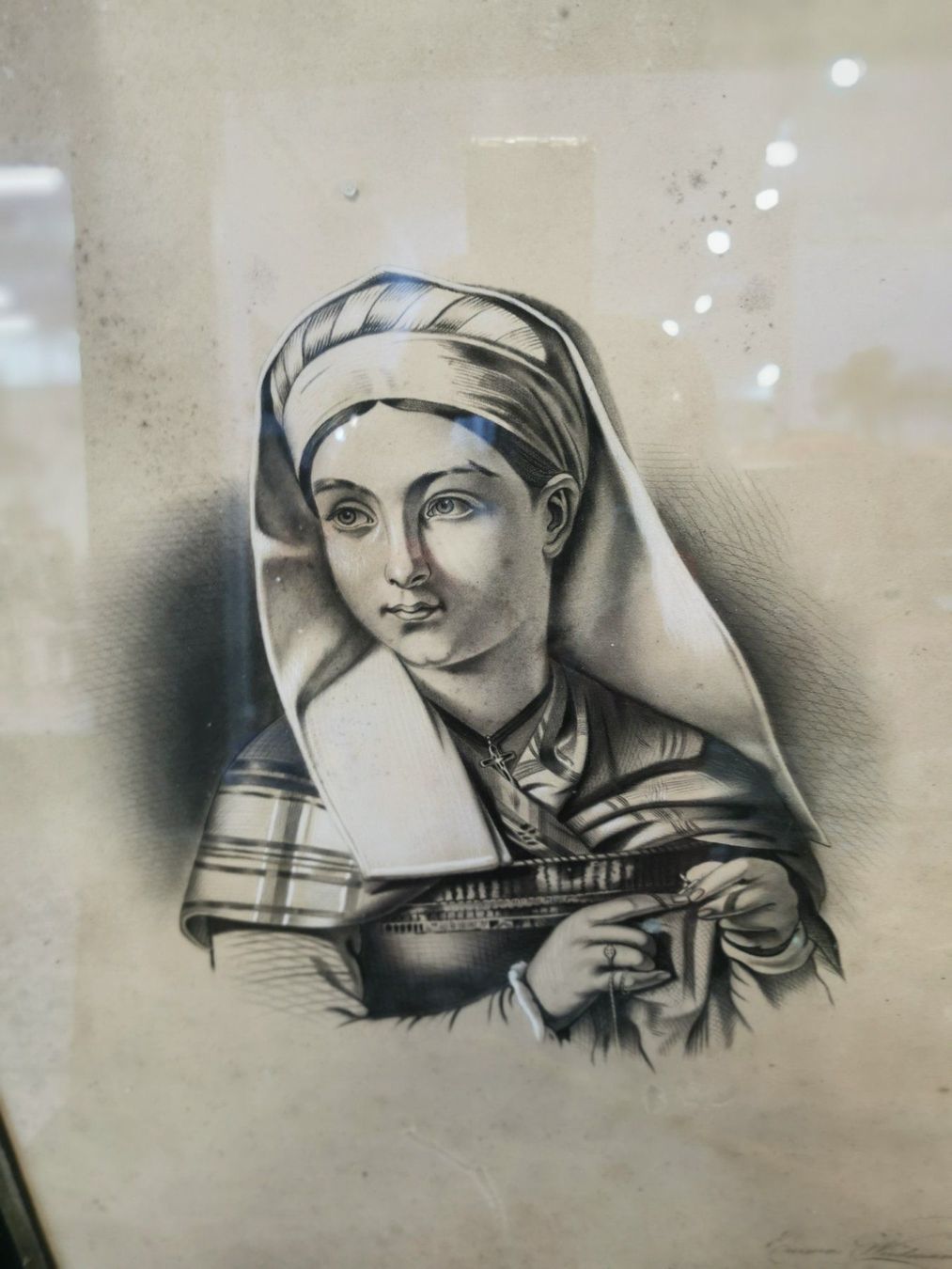 Dipinti: LA RELIGIEUSE SIGNÉ EMMA WIEDMANN – Usato da Genève venduto da Qanil77 2