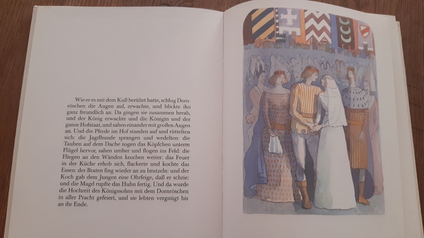 Libri: Dornröschen, Brüder Grimm, Warwick Hutton, Bilderbuch, 1979 – Usato da Oey venduto da Parkplatzbrocki 2