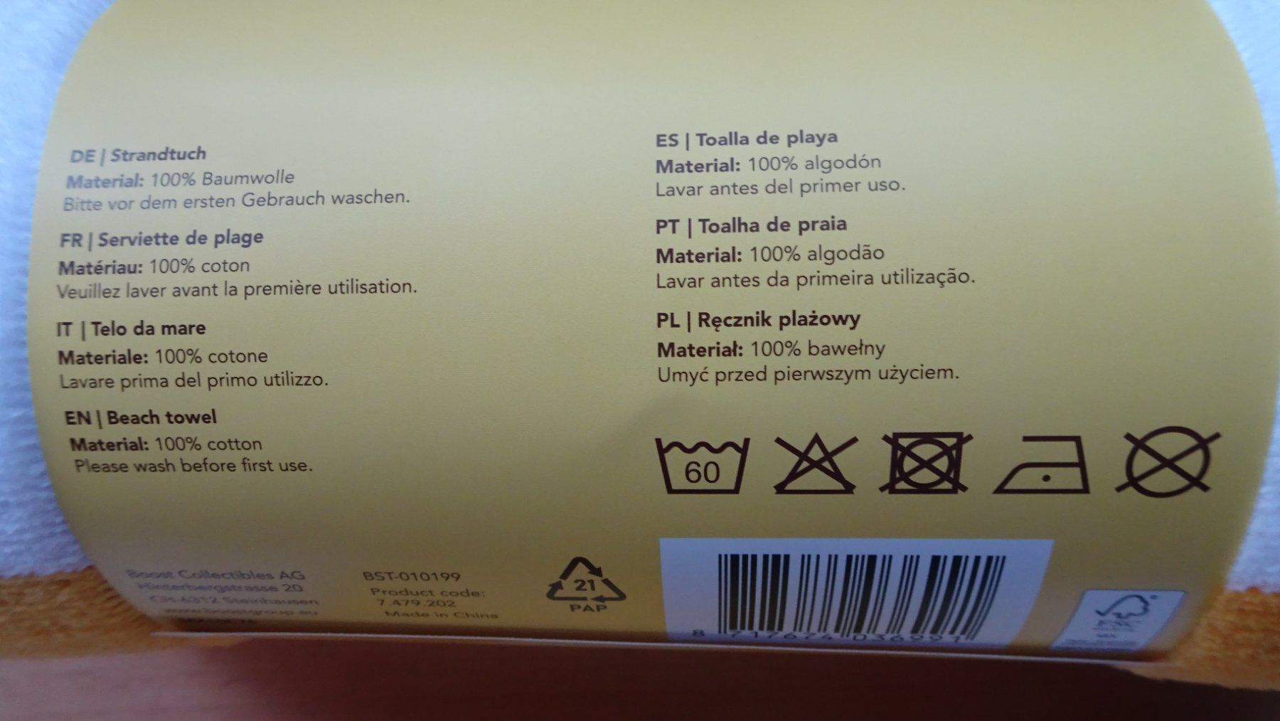 Coop Teli da bagno: Coop Splash 2 Strandtücher neu – Nuovo e nell'imballaggio originale da Zürich venduto da blaumeisli62 1