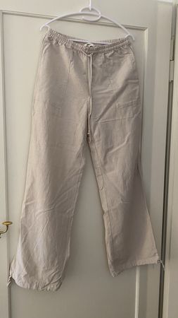 Leichte Hose mit Leienanteil, Gr. S