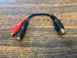 5-polige DIN Stecker zum Anschluss älterer Audiogeräte