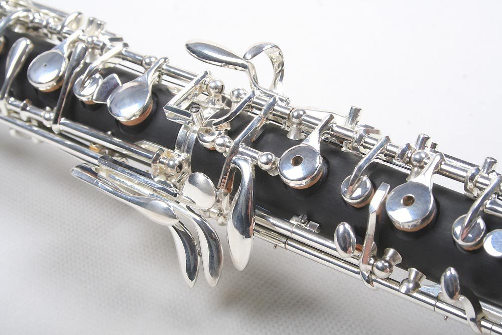 Karl Glaser Strumenti musicali: Oboe (halbautomatisches System) Ebonit, versilberte Mechanik – Nuovo e nell'imballaggio originale da Lostallo venduto da Guddah78 5