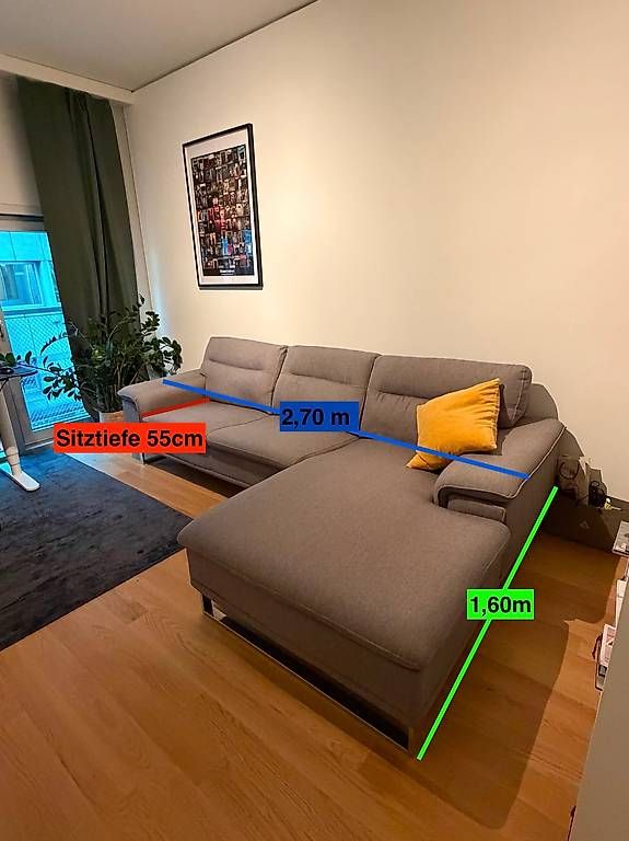 Sofas: Schönes graues textil Sofa - ohne Flecken! – Gebraucht aus Winterthur von phi_g79t 3