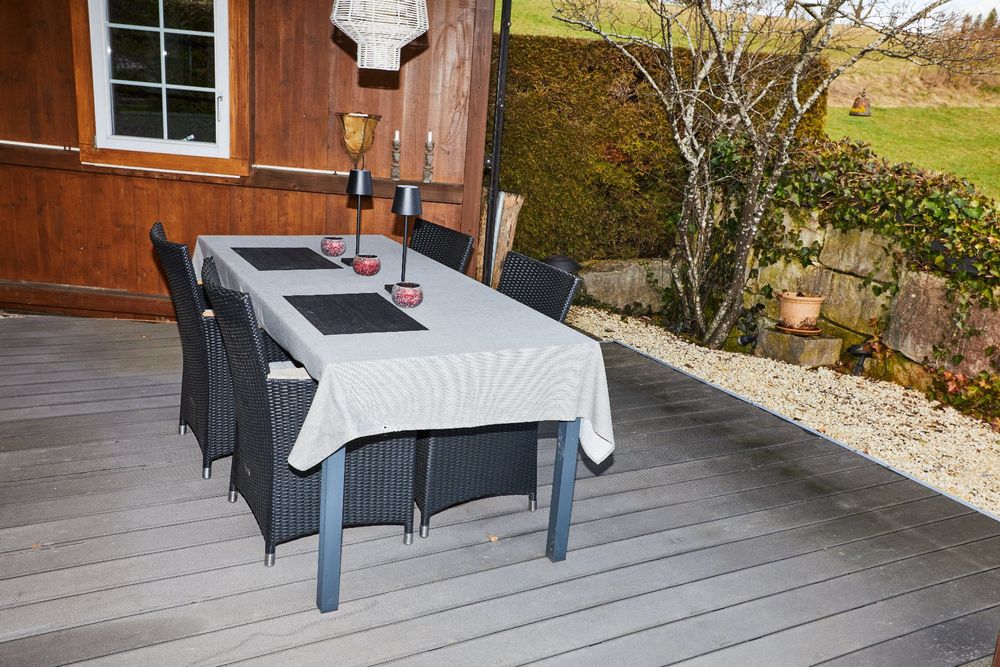 210D Oxford Tischdecke Oval – Wetterfeste Abdeckung Für Gartentisch & Stühle, Mit Kordelzug, Wasserabweisend, 146x70x80 Cm, Schwarz