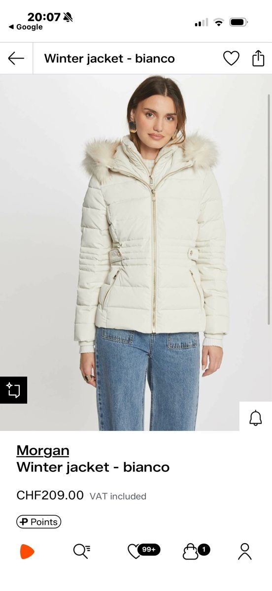 Giacche: Morgan Winter Jacket - Cream - Size S - Like New! – Nuovo (secondo la descrizione) da Küssnacht am Rigi venduto da Zsevi