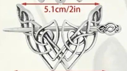 Accessori per capelli: Haarnadel Haar Vintage Viking Style Silber – Nuovo e nell'imballaggio originale da Füllinsdorf venduto da Sunnebliemli7 2