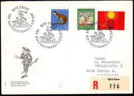 1967_TdB Stans; dekoratives Sondercouvert des Neuphiladienst