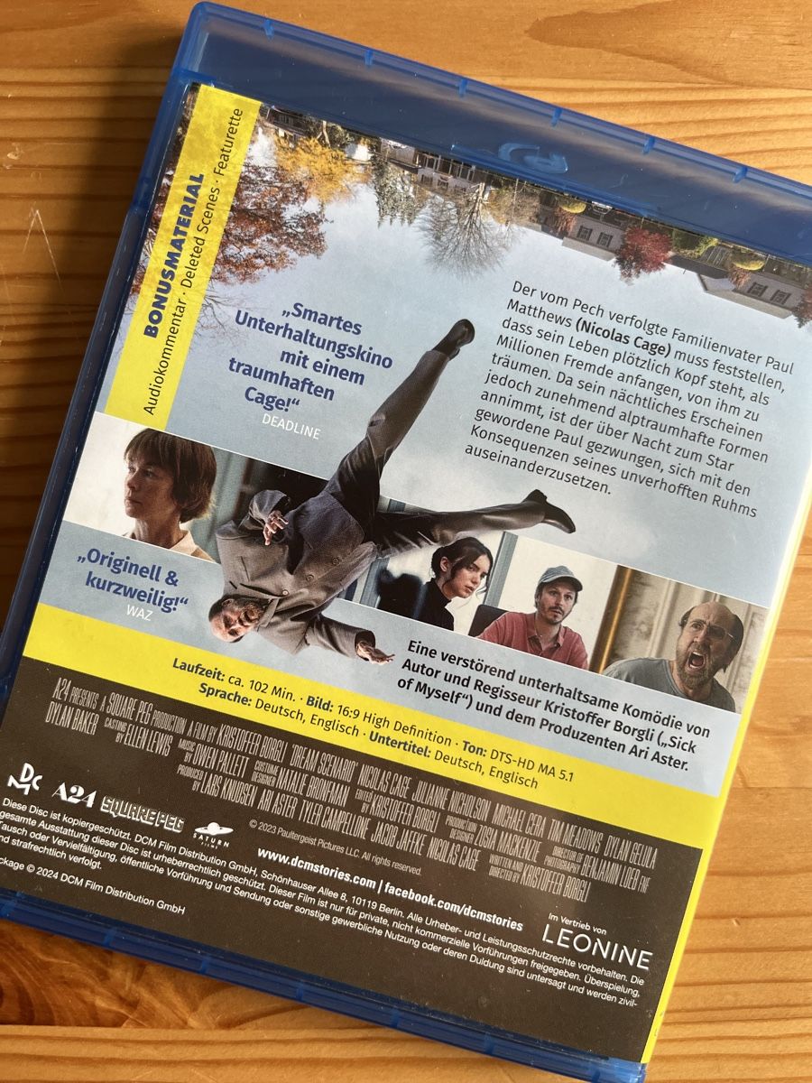 Tutti i DVDs: Dream Scenario - mit Nicolas Cage (Bluray) – Nuovo (secondo la descrizione) da Inkwil venduto da RetrOhyeah_Schweiz 1