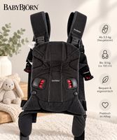 BabyBjörn Babytrage schwarz Baby Carrier Original Trage