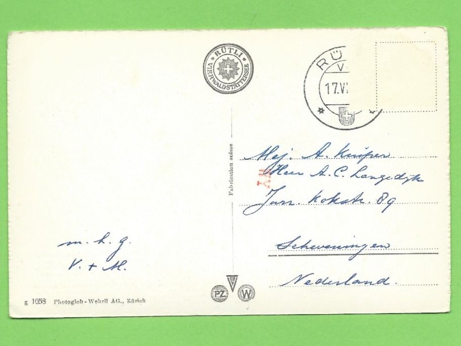 Cartes postales: Rütli, Rütli Lied – D'occasion à Zürich par t24_de 1