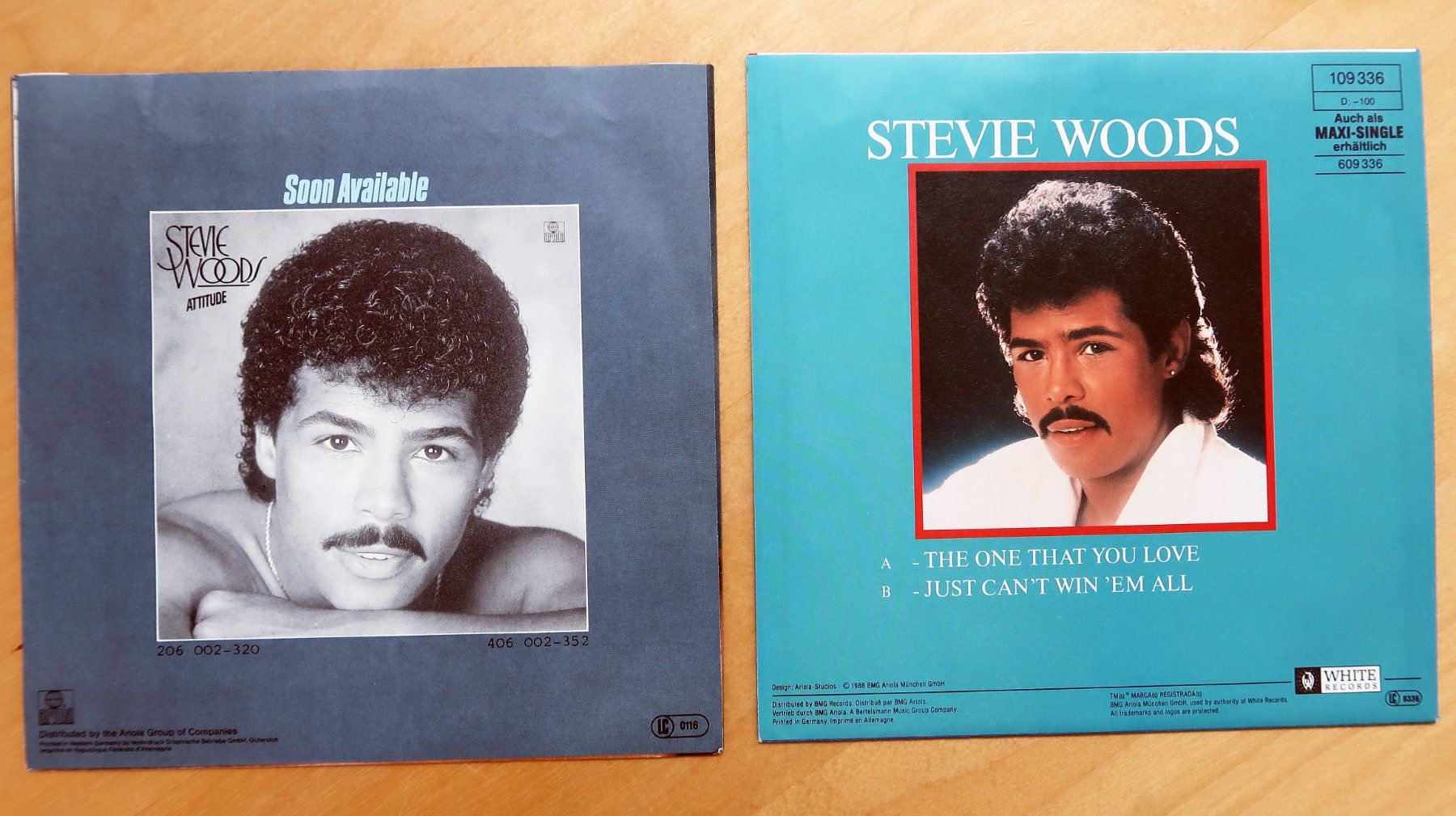 Dischi in vinile: STEVIE WOODS - 2 VINYL SINGLES (NM) – Usato da Hedingen venduto da Studers 1