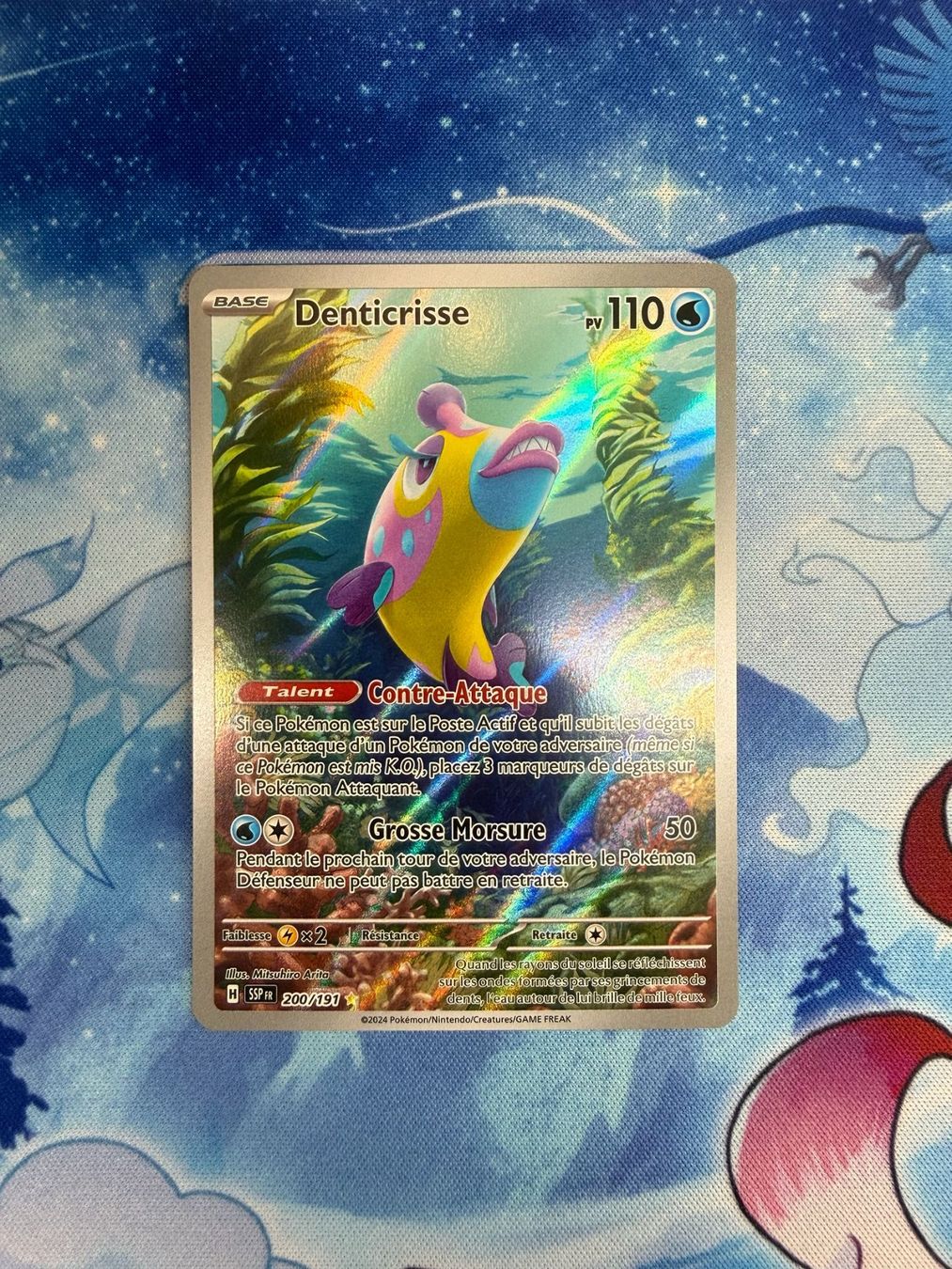 Pokémon Carte collezionabili: Denticrisse AR - SSP 200 FR – Nuovo (secondo la descrizione) da Courgenay venduto da ScamBoxOff