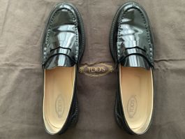 Tod's Loafers Gr. 39,5 Schwarz  Top Zustand