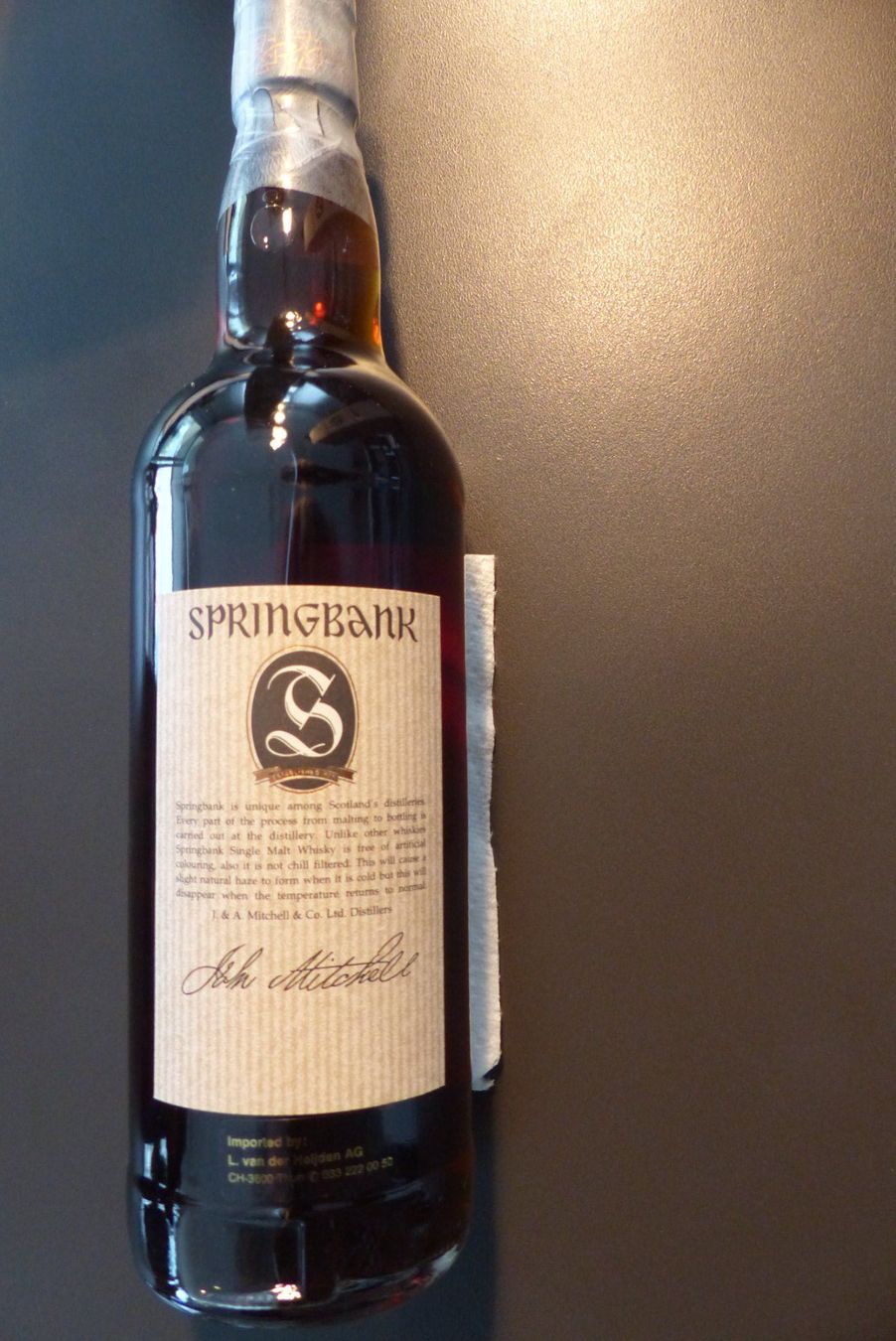 Springbank Spiritueux: SPRINGBANK AGED 21 YEARS – Neuf avec emballage d'origine à Steffisburg par Marcifil 3