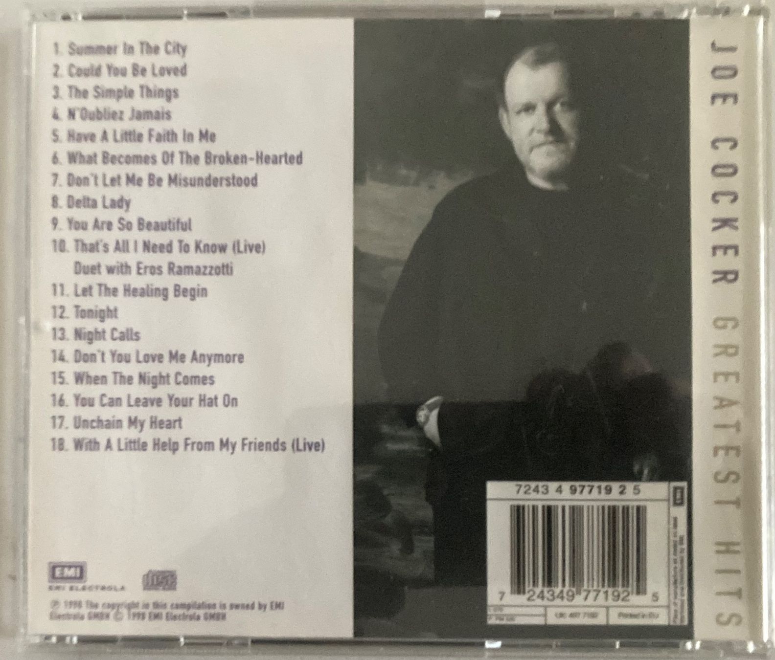 CD: JOE COCKER - GREATEST HITS – Usato da Poliez-Pittet venduto da Newtown-Records 1