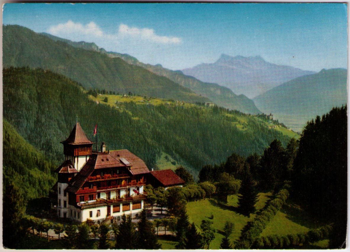 Ansichtskarten: Montreux - Hotel de Sonloup – Gebraucht aus Binningen von Mountainrider