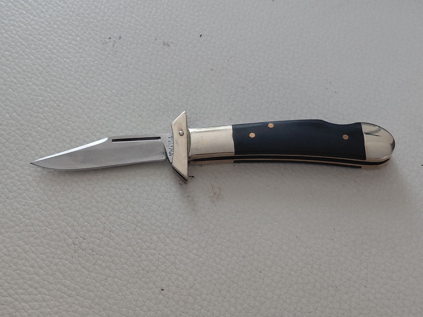 Accessori: Klappmesser Stainless KW-154, schwarz/silber, – Nuovo (secondo la descrizione) da Belp venduto da mar_76s8 1