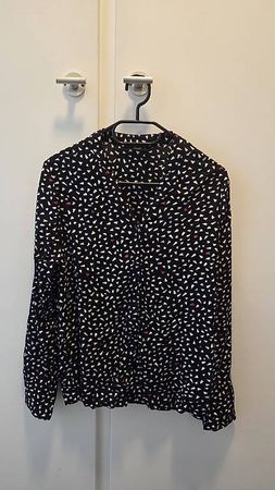 Only Bluse schwarz-weiss, S/36