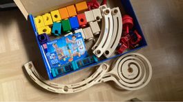 Hape Quadrilla Kugelbahn Holzbausteine akzeptabel E6019