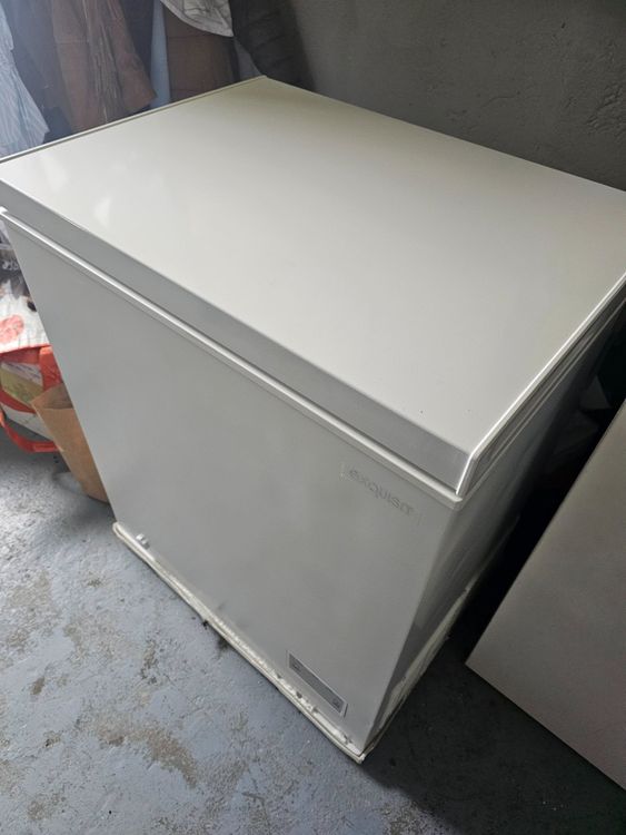 Gefrierschrankteiler Weiß 37x37x19cm Mit Unterem Korb - Kühlschrank Organizer Trennwand Für Tiefkühlfach