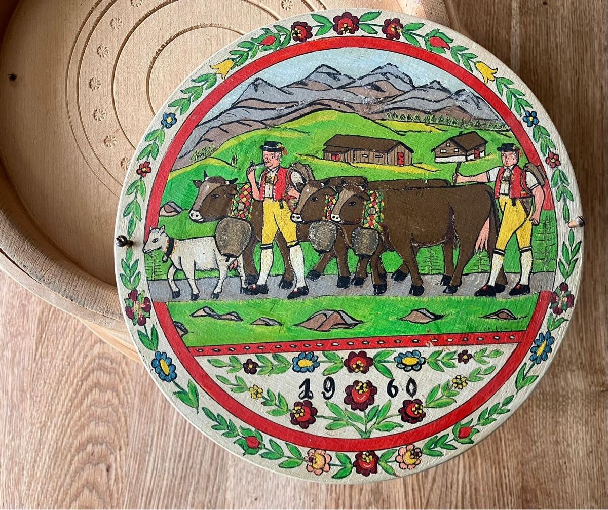 Dipinti: Appenzeller Toggenburger Bauernmalerei – Usato da Waldstatt venduto da Cremschnitte 4