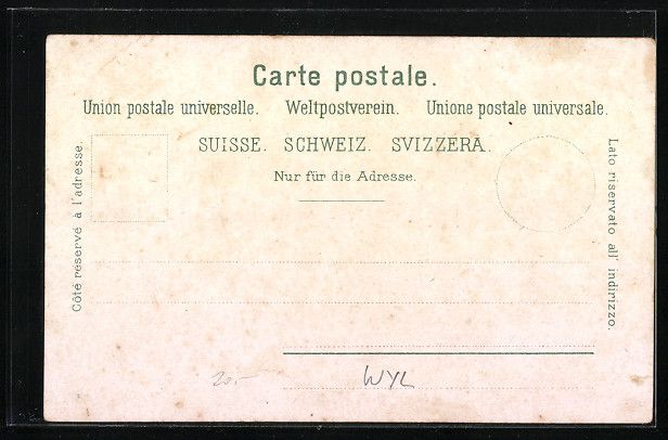 Cartoline postali: AK Wyl /St. Gallen, Panorama des Ortes – Usato da Berlin venduto da bartko-reher 1