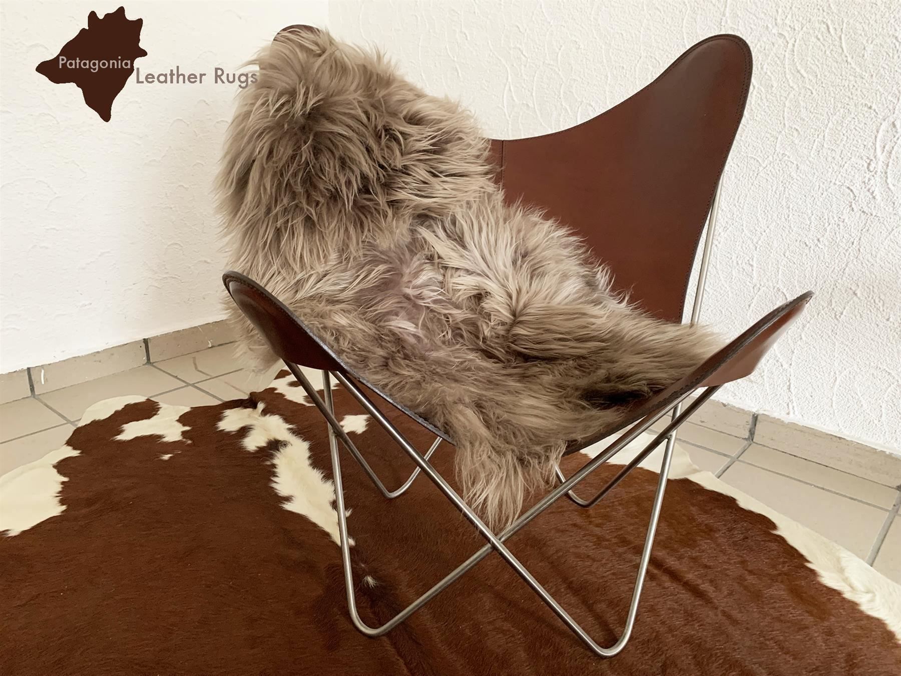 Tappeti: Island lammfell Teppich Taupe – Nuovo e nell'imballaggio originale da Arbedo venduto da patagonialeatherrugs 2