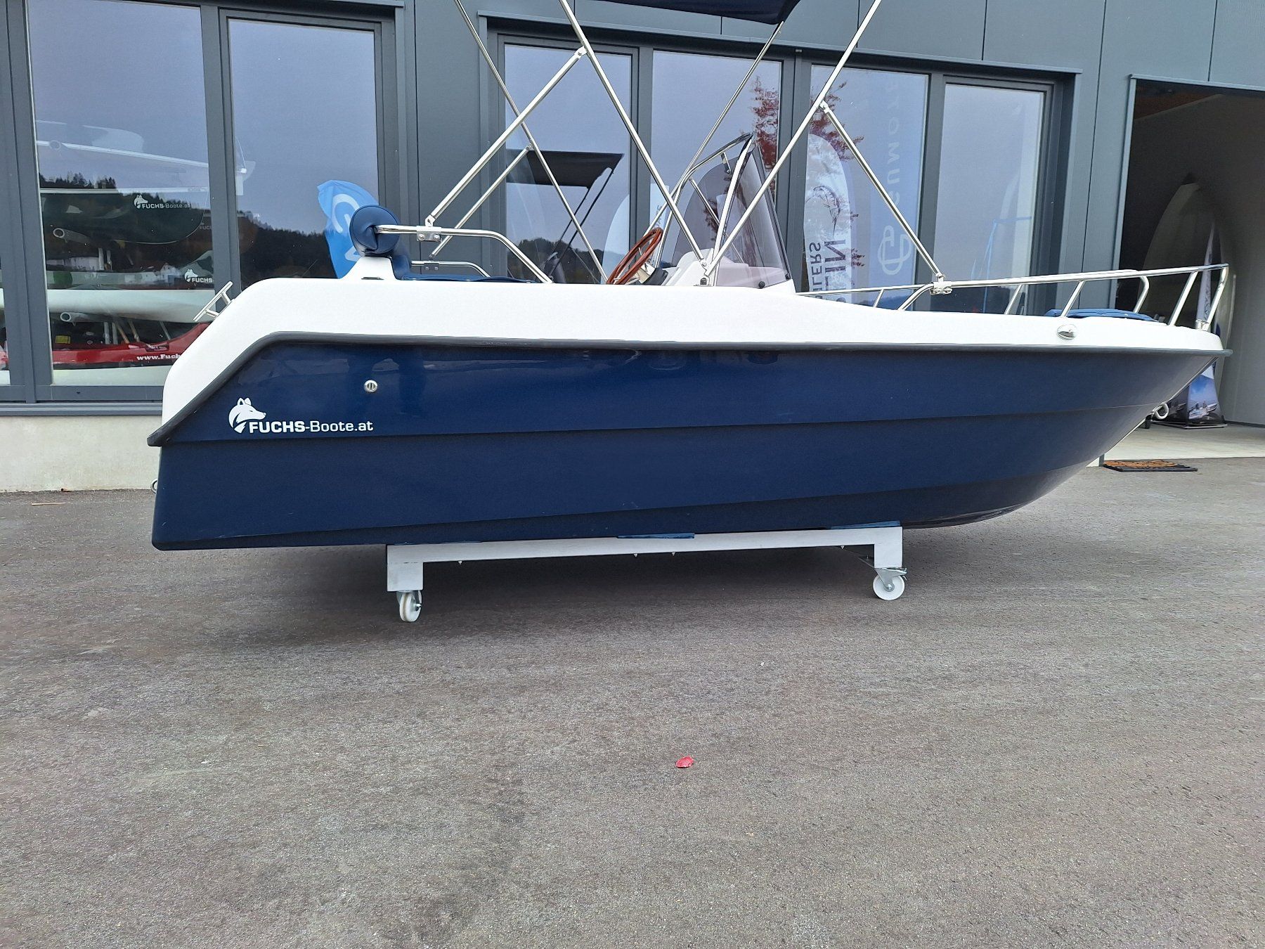 Boote: NEU 480 DLX Badeboot Familienboot Motorboot GFK Boot – Neu und originalverpackt aus Aigen Schlägl von Fuchs-Boote 2