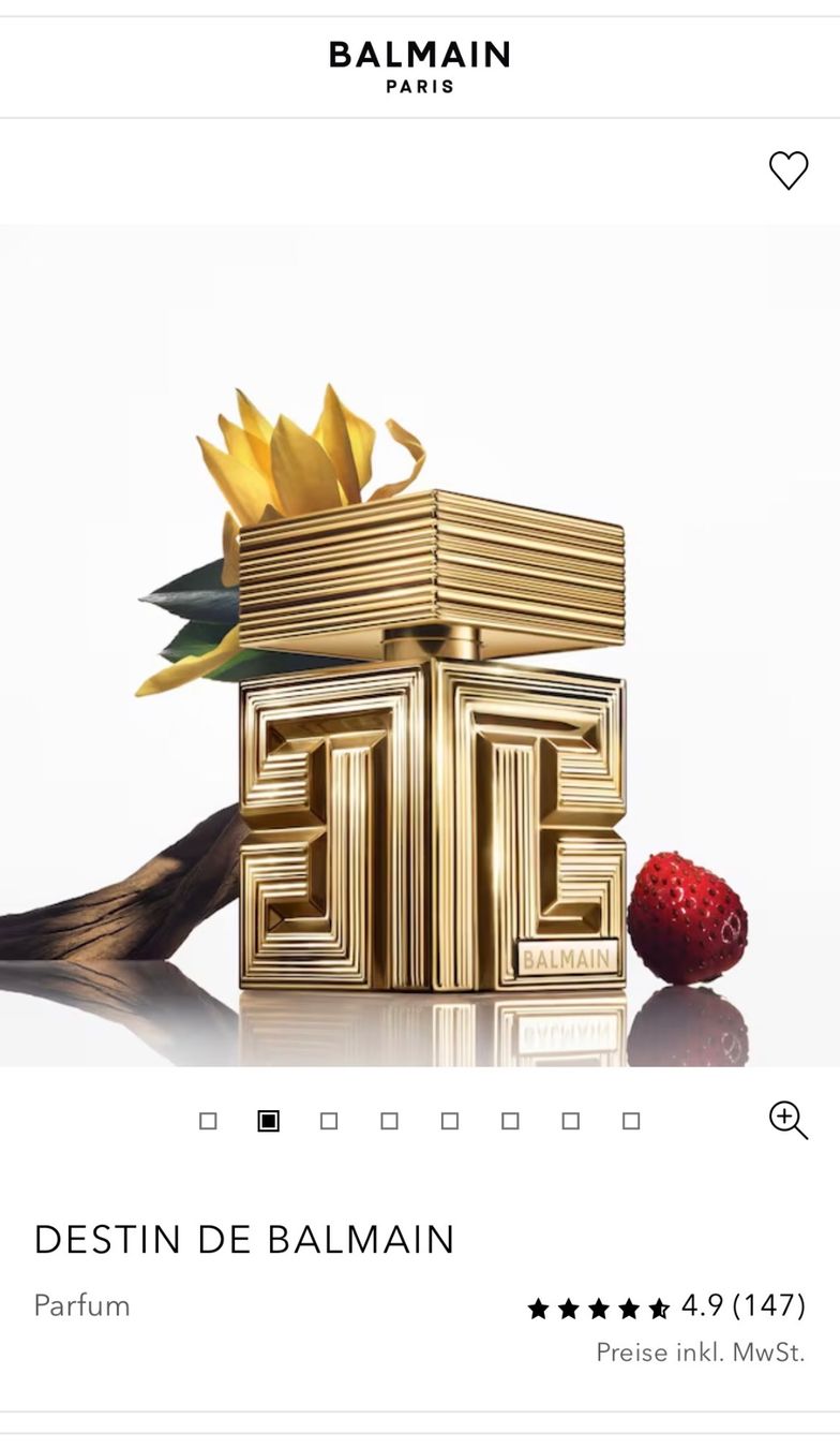 Balmain Parfum & Eau de Toilette: Destin de Balmain Parfum – Neu und originalverpackt aus Wetzikon ZH von lumbrera22