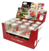 24 Stk. WECK Tulpenform-Gläser komplett 220 ml ø 6 cm