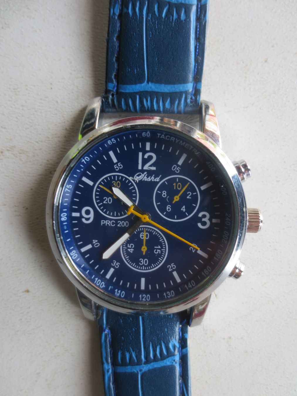Uhren: Herrenuhr Silber mit blauem Zifferblatt – Neu und originalverpackt aus Weier im Emmental von waefler03 1