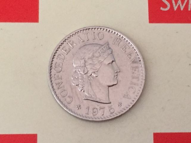 Tutti le monete: 5 Rappen 1975 -vz – Usato da Elsau venduto da herbybay