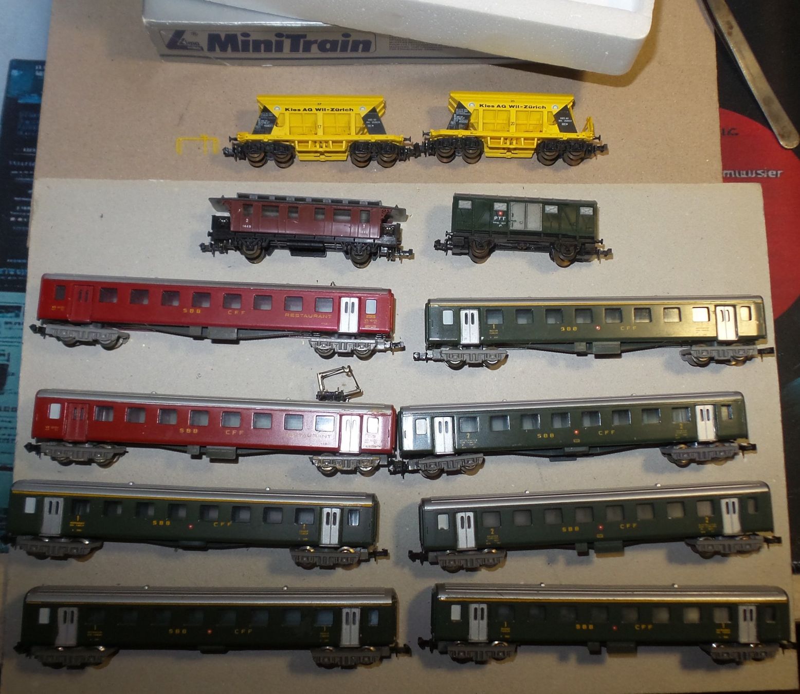 Lima Trains électriques: Lot 12 wagons Lima N – D'occasion à Bulle par Rockandtoys 1