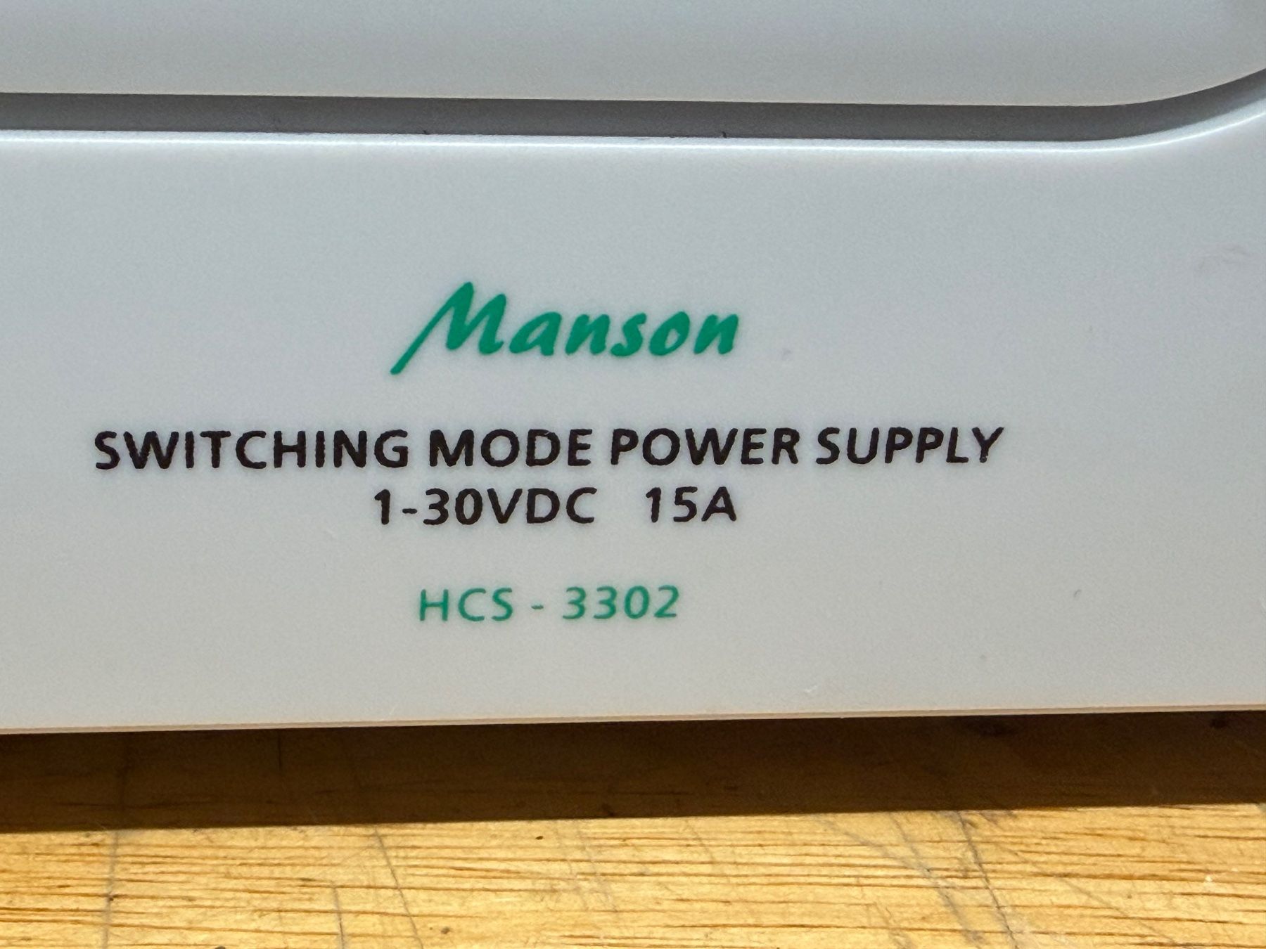 Elektrotechnik: Manson HCS-3302 Labornetzgerät, neuwertig – Gebraucht aus Safenwil von jalumme 1