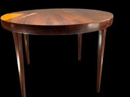 Table en palissandre vintage scandinave années 1950/60