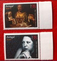 2X Portugal Briefmarken mit Ungestempel