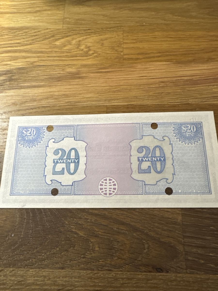 Billets de banque: Magnifique travel chèques UNC billet  – Neuf (Voir description) à Villars-sur-Glâne par Graca03 2