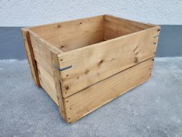 alte solide Holzkiste Kiste Transportkiste aus Holz