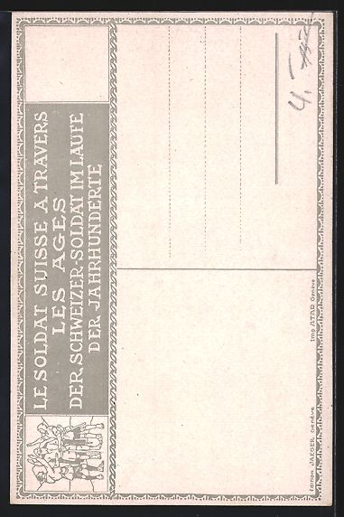 Photos, Lettres & Cartes p.: sign. Ed. Elzingre: Der Schweizer Soldat – D'occasion à Berlin par bartko-reher 1