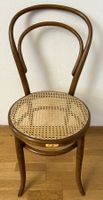 Bugholzstuhl Thonet ähnlich mit Rohrgeflecht - D=31 cm