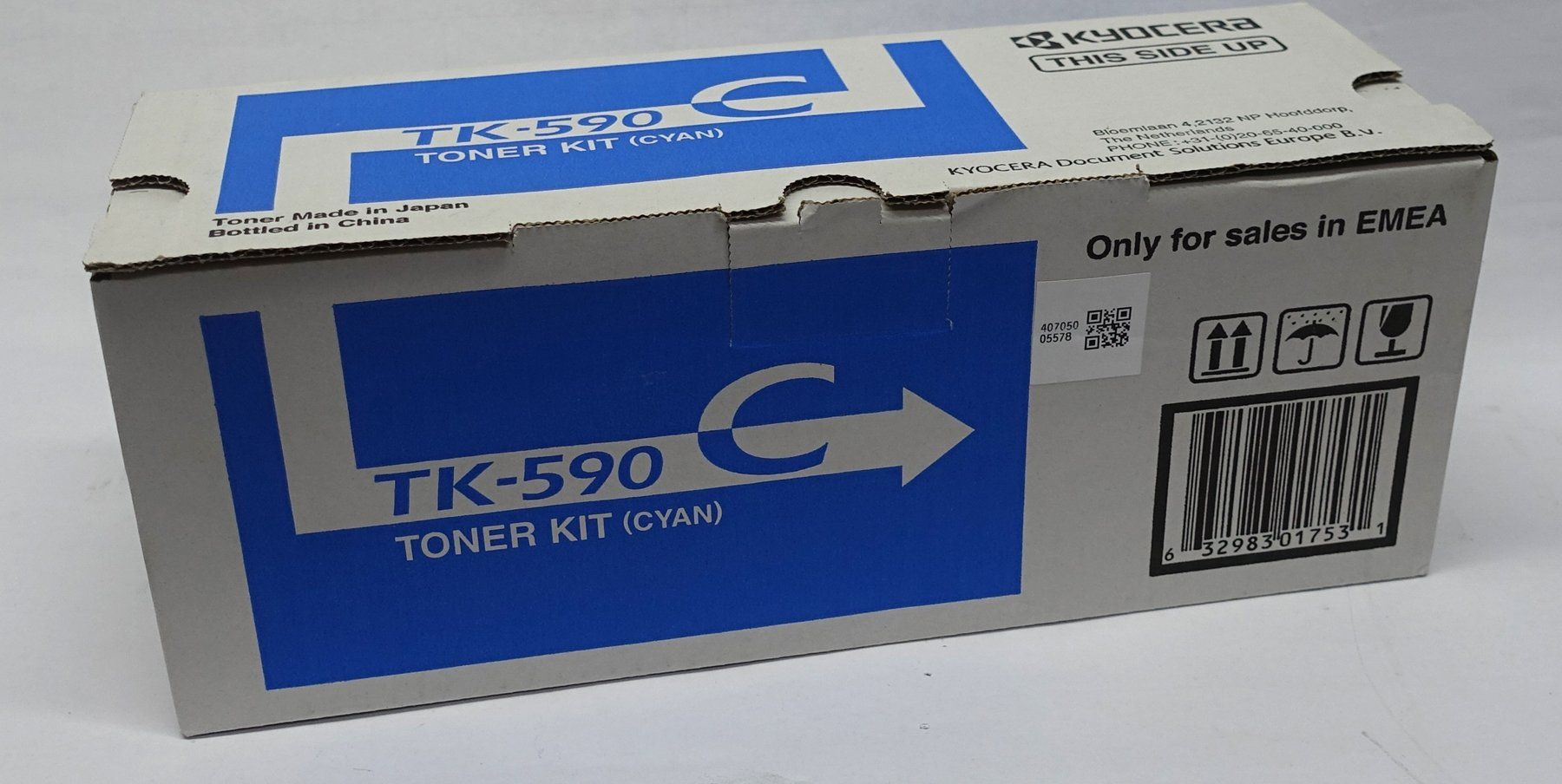 Kyocera Druckerpatronen & Toner: Kyocera TK590C original Toner CYAN – Neu und originalverpackt aus Holzhäusern ZG von Sky_