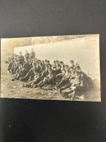 Kompanie beim Austreten, 1. Weltkrieg
