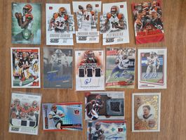 15 NFL Trading Cards Cincinnati Bengals Pacht/Auto