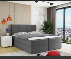 Neuwertiges Boxspringbett, Grau, Top Zustand!