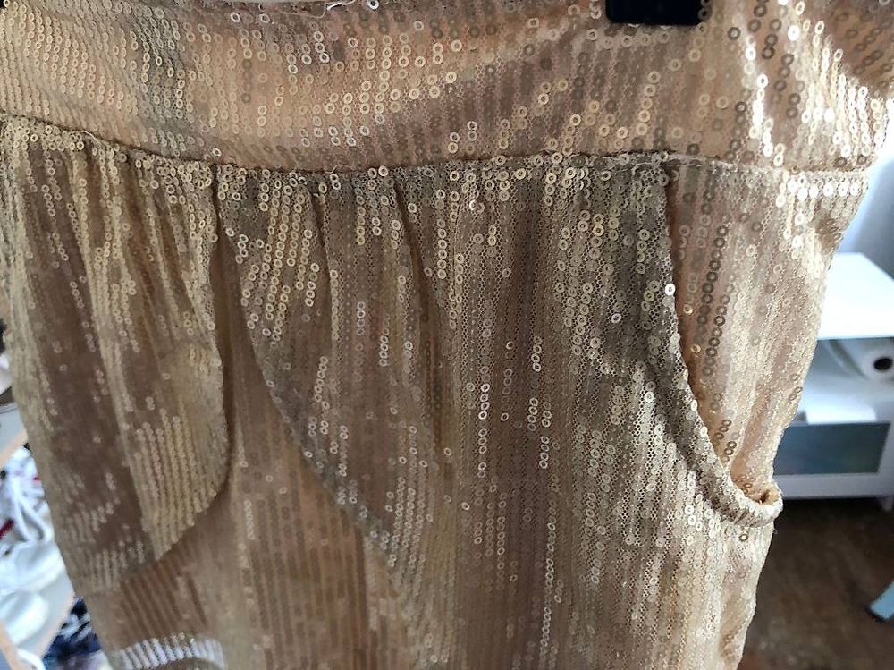 Jupe Enveloppante à Paillettes Noires Diane Von Furstenberg (DVF) - Taille 2 - Neuve Avec étiquettes