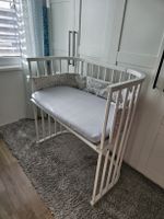 Babybay Boxspring Beistellbett, 94x55cm, Weiss, Top Zustand