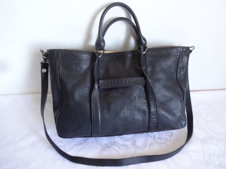 *** Longchamp *** Echtleder  Hand od. Umhängetasche