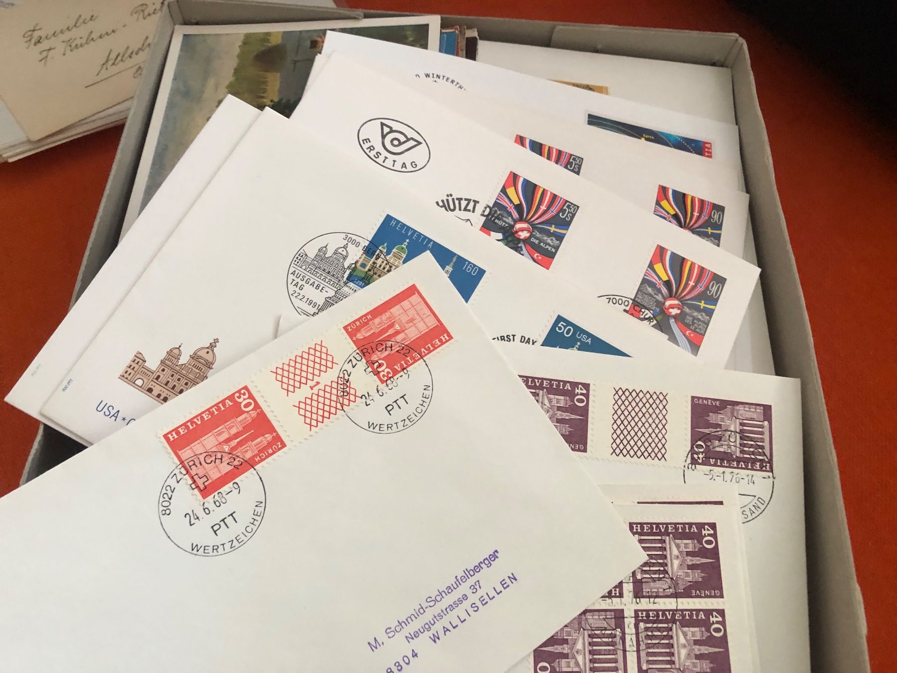 Alle Briefmarken: Wunderschachtel 3 mit BRIEFMARKEN – Gebraucht aus Lufingen von Rac0 5